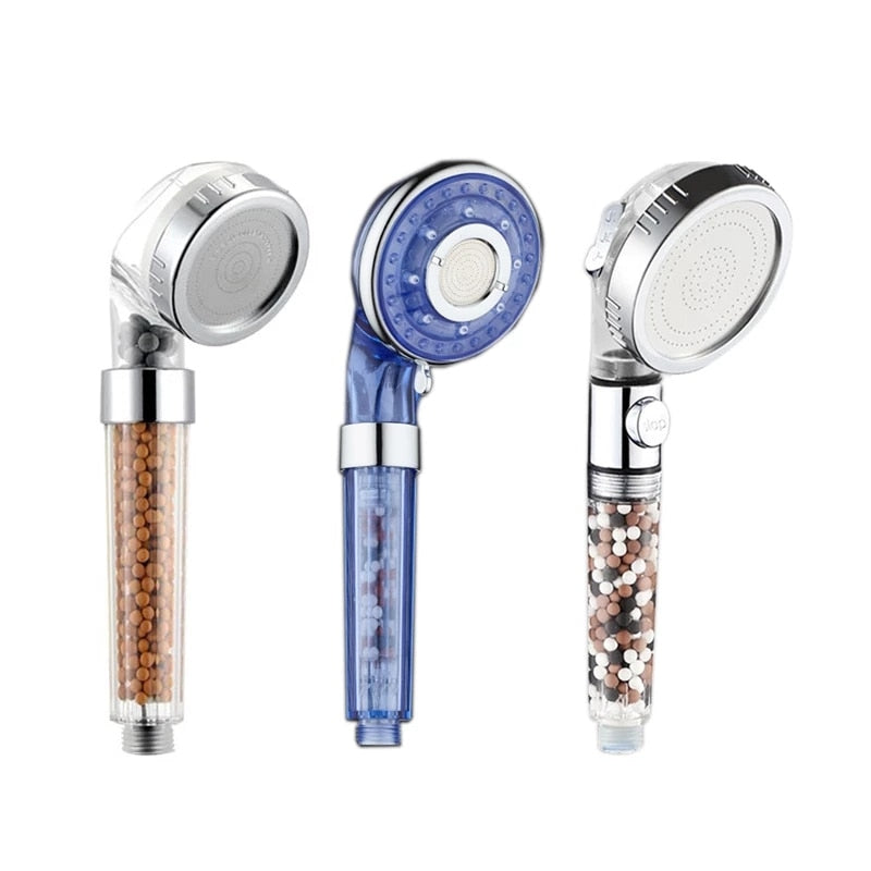High Pressure SPA Shower Head with Anion Particle Filter