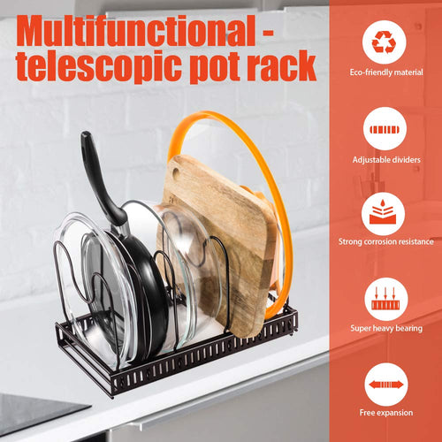 Expandable Kitchen Organizer Storage Rack